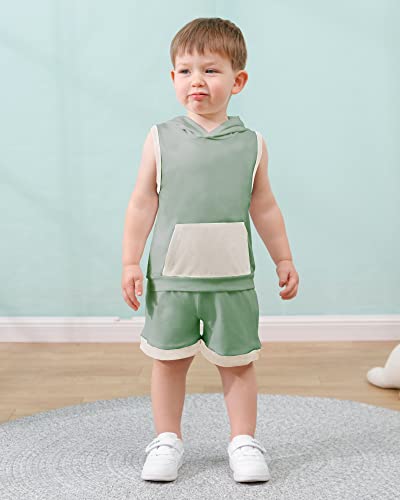 Image of SANMIO Toddler Baby Boys Clothes, Stylish Toddler Baby Boys Outfits Sweatshirt with Jeans Pants Set