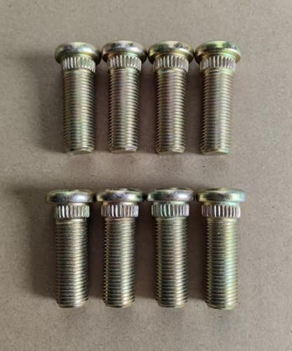 8PCS Wheel Bolt Lug Studs 103477901 416-112 Compatible with Club Car DS Golf Cart Gas Electric 1982-up & Carryall, 2004-2024 Club car Precedent Front