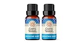 GuruNanda Breathe Easy Essential Oil (Pack of 2) - Nasal Congestion Relief with Eucalyptus & Peppermint, 100% Pure Therapeutic Grade Aromatherapy Blend for Healthy Breathing (15 ml x 2)