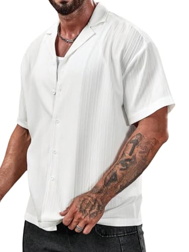 Image of FUNKY RICH Funkyrich Textured Popcorn Shirts for Men || Casual Shirt for Men || Shirt for Men|| Men Stylish Half Sleeve Shirt || Men Fancy Shirt