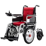 [ SMOOTH OPERATION ] -- With Ergonomically Designed 360° Waterproof Universal Intelligent Joystick This Wheelchair Gives You Smooth Operation and One Hand Free for Quick Stop. With the New Anti-Leaning Rear Design It is Perfectly Stable.