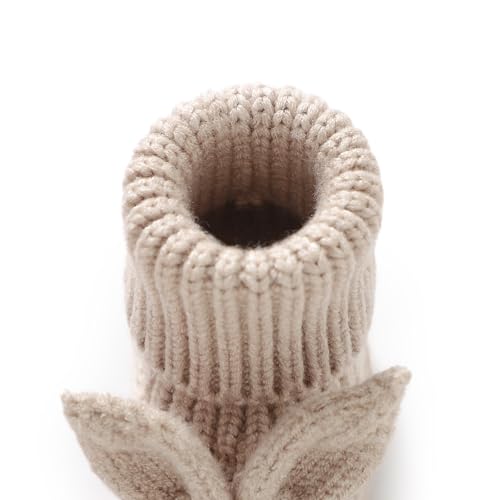 Baby Booties Newborn First Walkers Soft Knit Boots Warm Knitted Crib Shoes for Boy Girl Crochet Infant Sock3