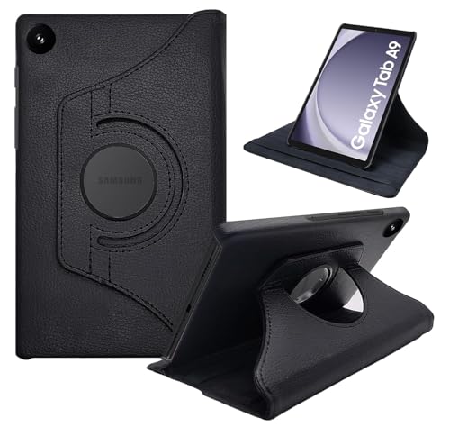 Image of M Cart Cover for Samsung Galaxy Tab A9 Cover Case 8.7 inch, Flip Stand Cover Case for Samsung Galaxy Tab A9 Tablet Cover [SM-X110 /X115 /X117 (Black)