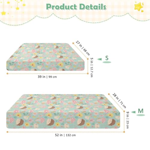 Drap housse imperméable bébé pour de douces nuits en forêt pastel - 4
