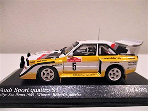 Amazon | 1/43 Minichamps アウディ スポーツ クワトロ S1 W.ロール