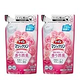 【2個セット】トイレ用洗剤 洗浄スプレー 香りトイレマジックリン消臭 エレガントローズの香り つめかえ用300ml | 洗浄スプレー 香り消臭 バス 洗面所 掃除用品 オリジナルロゴ入りパッケージM