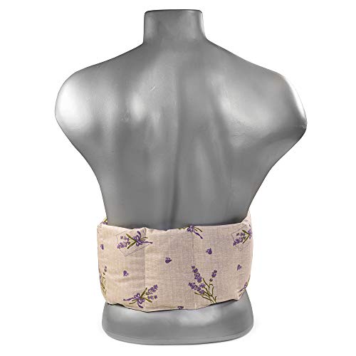 Cuscino termico con semi di uva (65x15cm, Fiore