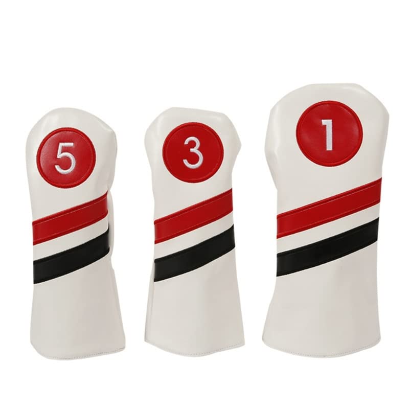 Housses de tête de club de golf pour bois de parcours - Lot de 3 protections indispensables au sac