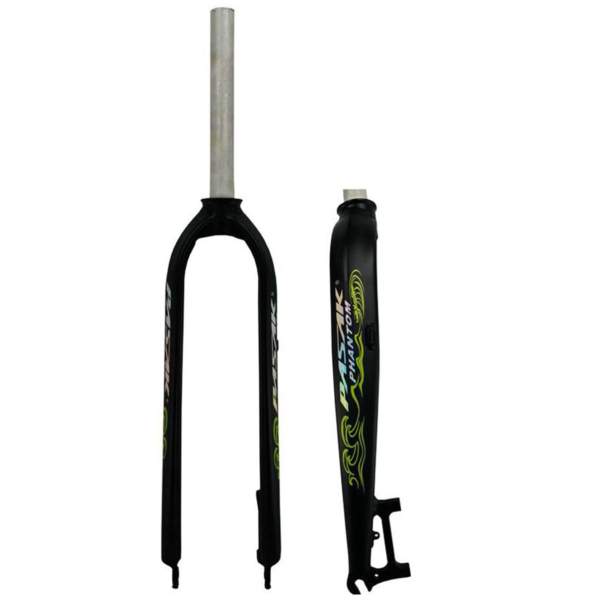 WIQUYBML Mountain Bike Supension Fork 700C/26/27.5/29" Hard 1-1/8" Straight Tube Aluminum Alloy Road Front QR 100mm Disc Brake Ultra-Light Forks