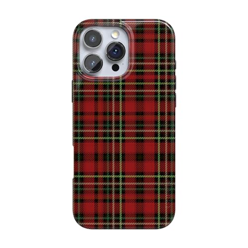 Casely iPhone 16 Pro Case | Fireside Flannel | Signature Plaid | Compatible with MagSafe | Classic Ultra Slim Design