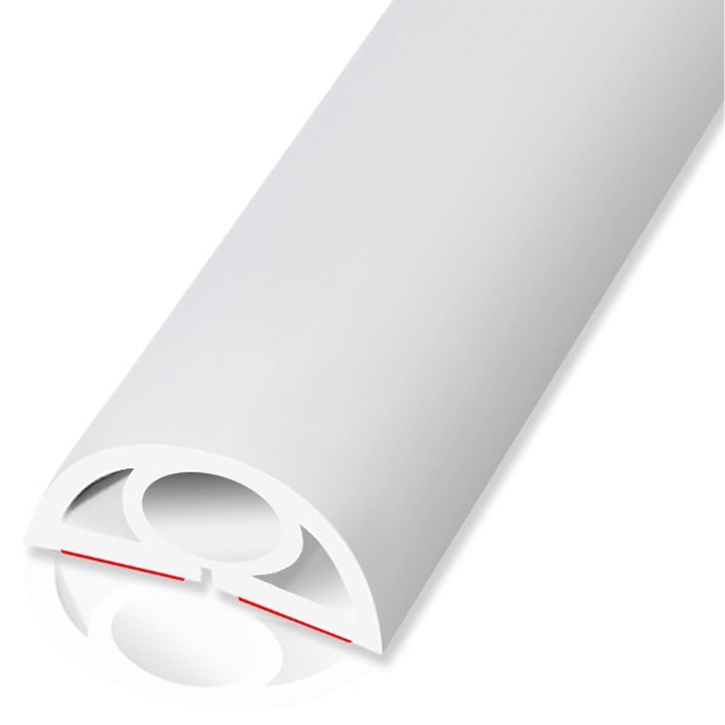 Copertura Cavi a Pavimento Larghezza 2 Cm Canalina Pavimento Copertura Cavi A Pavimento, Protezione Per Cavo A Pavimento Di PVC Morbido Resistente, Per Casa, Ufficio, Garage