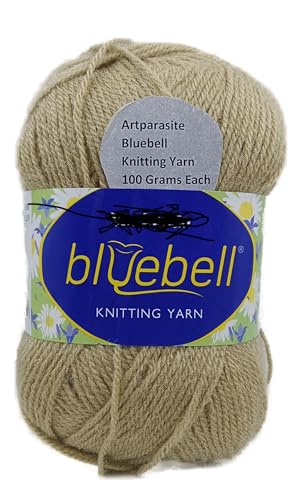 Image of 1 Pieces Blue Bell Wool, 100 gm Each Thick Yarn Best Used with Knitting Crochet Needles Wool Yarn for Knitting Needle Acrylic Thread Knitting Yarn (Brown)