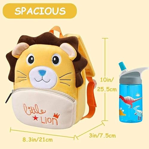 Image of ADISA Kids Backpack Toddler Bag Back Pack Plush Cartoon for Girls and Boys 1-5 Years