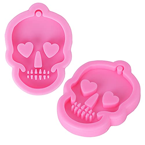 Molde de silicona con forma de calavera para repostería miniatura 5