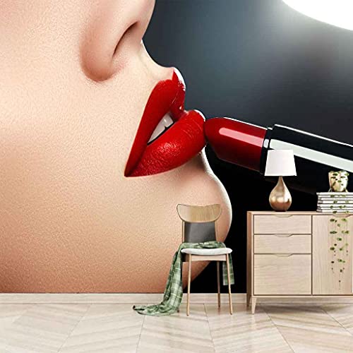 Papier Peint Canevas 3D Femme de Mode Impression d'Art Moderne