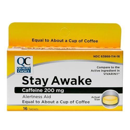 Quality Choice Stay Awake Caffeine Tablet