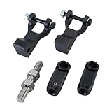 Voyoo ATV-Tieferlegungssatz vorne und hinten Kompatibel mit Raptor 350 YFM350 2004-2013, Raptor 660 660R YFM660R 2001-2005