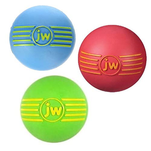 Jw Pet Isqueak Squeaker Dog & Puppy Fetch Chew Toy Large Ball 3 Pack #TOP17