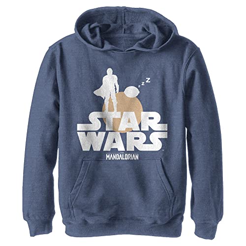 Sweat à capuche Star Wars garçon imprimé Sunset Duo en coton chaud