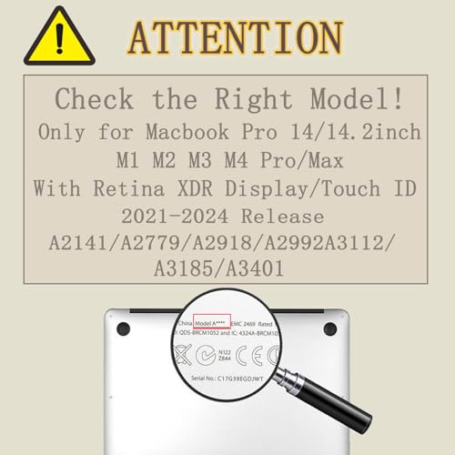 Coque Macbook Pro 14 rigide et fleurie avec ventilation inférieure