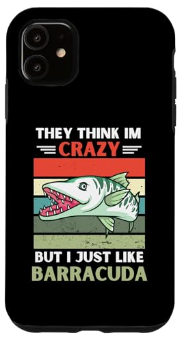 ���B���e�[�W They Think Im Crazy But I Just Like Barracuda Lover �X�}�z�P�[�X iPhone 11 �p
