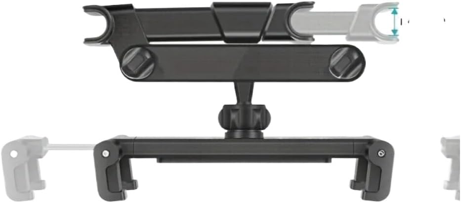Car Tablet Holder Headrest Mount Adjustable Stand Cradle Compatible with 5" to 12.9" Cell Phones and Tablets