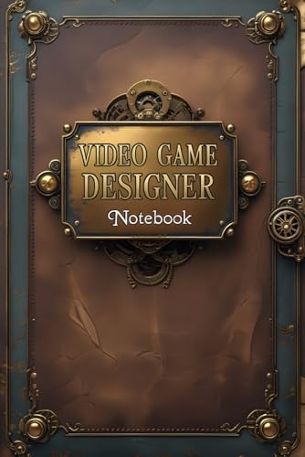Video game designer notebook: lined journal for men women coworker