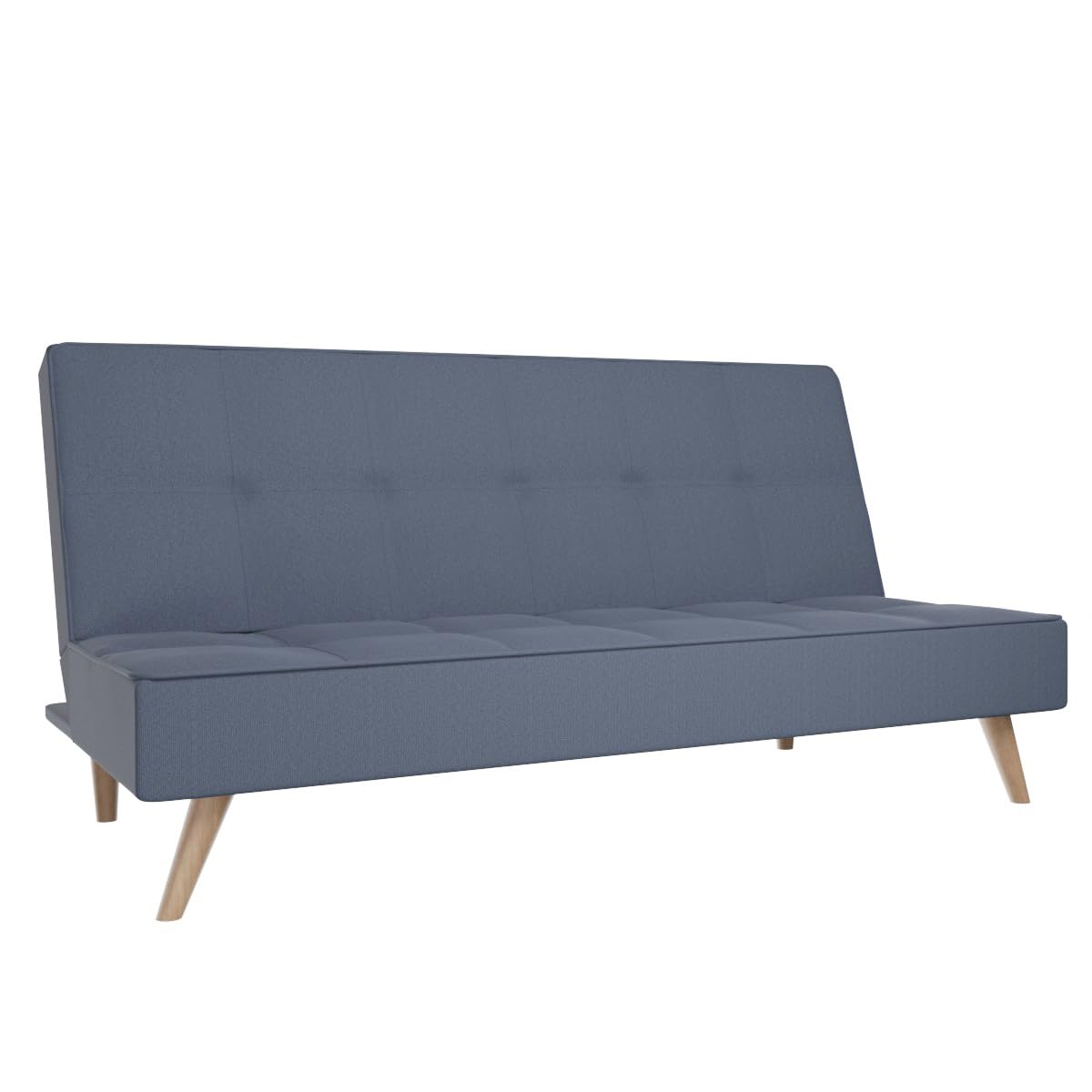 mattfy - Sofá Cama Clic Clac Tipo Libro de 3 Plazas Modelo Tiber, Diseño Moderno, Práctico y Funcional, Gris