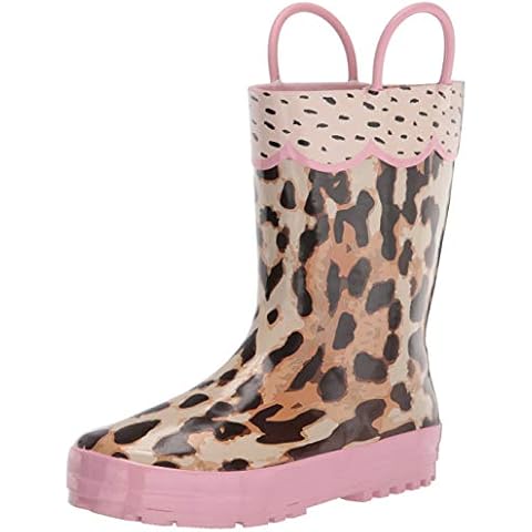 Stephen Joseph - Botas de lluvia para niña, diseño de leopardo, multicolor Cover