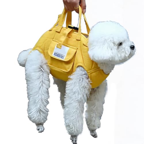 Imbracatura Completa Per Cani - Borsa da Esterno - Trasportino Con Maniglie Per Passeggiate Escursioni Campeggio Viaggi Lunghe Uscite Al Parco