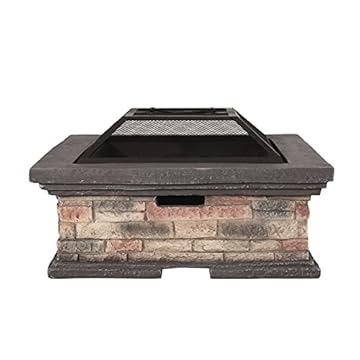 concrete wood burning fire pit