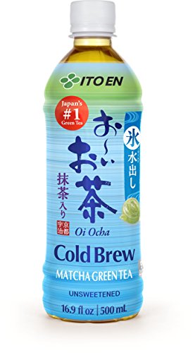 Ito En Oi Ocha Cold Brew Matcha Green Tea Unsweetened 16.9 Ounce 12