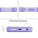 BENTOBEN iPhone SE Case, iPhone 5S Case, iPhone 5 Case, 3 in 1 Heavy Duty Rugged Hybrid Hard PC Soft Silicone Bumper Shockproof Anti-Scratch Girls Women Boys Case Cover for iPhone 5 5S SE, Purple