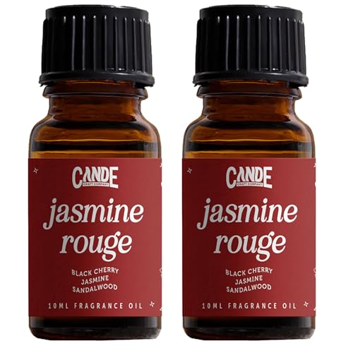 Image of CANDECraftCo Premium Fragrance Oil - Diffuser Oils Fragrances Scented for Home, Candle Soap Making Supplies, Aromatherapy Blends for House (0.34 Fl Oz) (2-Pack, Jasmine Rouge)