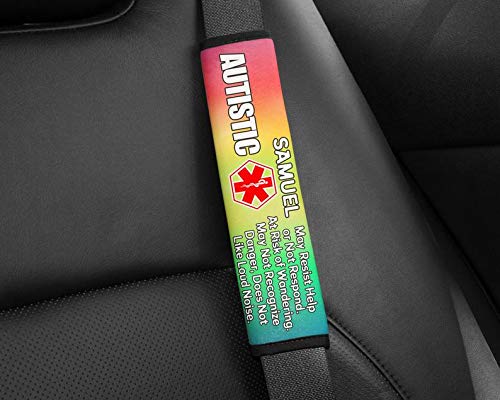 Autistic Car Seat Belt Cover Child Adult Support Autism Medical Alert...