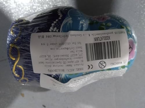 YAKELUS professionelle Matrjoschka-Marke 10 Stücken Matroschka, Matruschka, Matrjoschka,Russian Nesting Dolls,10-TLG handgemacht Das Lindenholz Geschenk Spielzeug1084