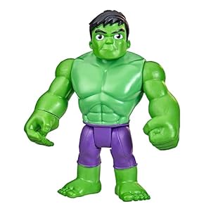 Spidey and His Amazing Friends Marvel Hulk Hero Figure Toy,4-Inch Scale Super Hero Action Figure for Kids Ages 3 and Up,(F3996)