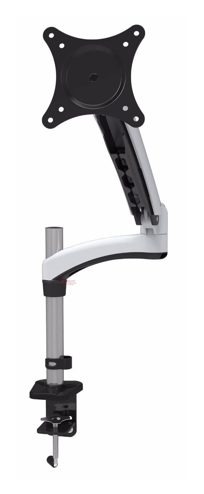 TKJfdTY Dl-Ds112 Aluminum 27" 3-6Kg 360 Rotate Clamp Mechanic Spring Lcd Tv Table Mount Monitor Desktop Dual Arm Holder