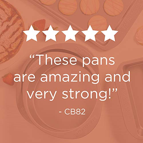 Farberware Nonstick Bakeware Baking Pan With Lid / Nonstick Cake Pan With Lid, Rectangle - 9 Inch x 13 Inch, Gray