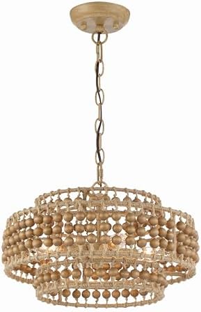 Crystorama Silas 4 Light Burnished Silver Mini Chandelier