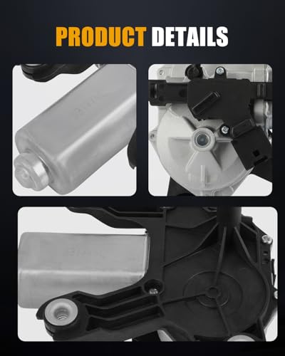 Image of ROADFAR Rear Windshield Wiper Motor Fit for Mini for Cooper 2002-2015 | Fit For Mini For Cooper Countryman 2011-2015|For Mini For Cooper Paceman 2013-2015|Replace 61627036154|67636932013|3 Pins
