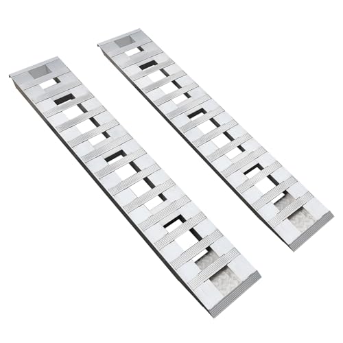 Aluminum Trailer Ramps Truck Car Auto Trailer Ramps 2pcs Loading Ramps 6000lbs 80
