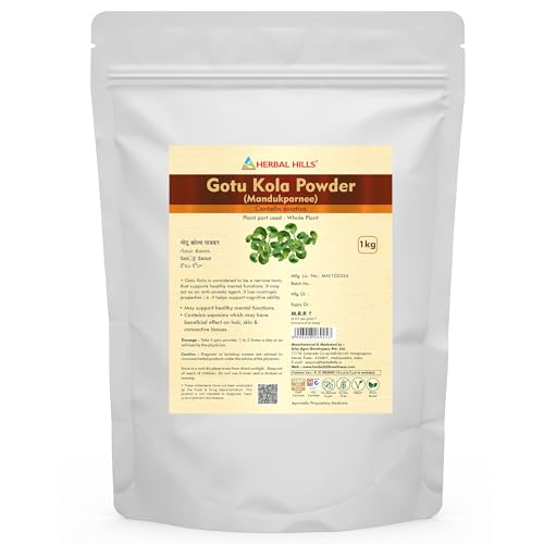 Herbal Hills Gotu Kola Powder (1 Kg (Single Pack))