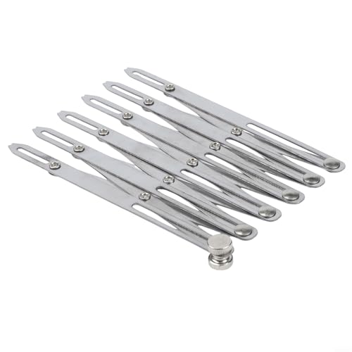 Medidor de costura de aluminio no corrosivo con eje expandible para una transferencia precisa de dimensiones y medidas repetibles en varias tareas de costura (7 cabezales largos)