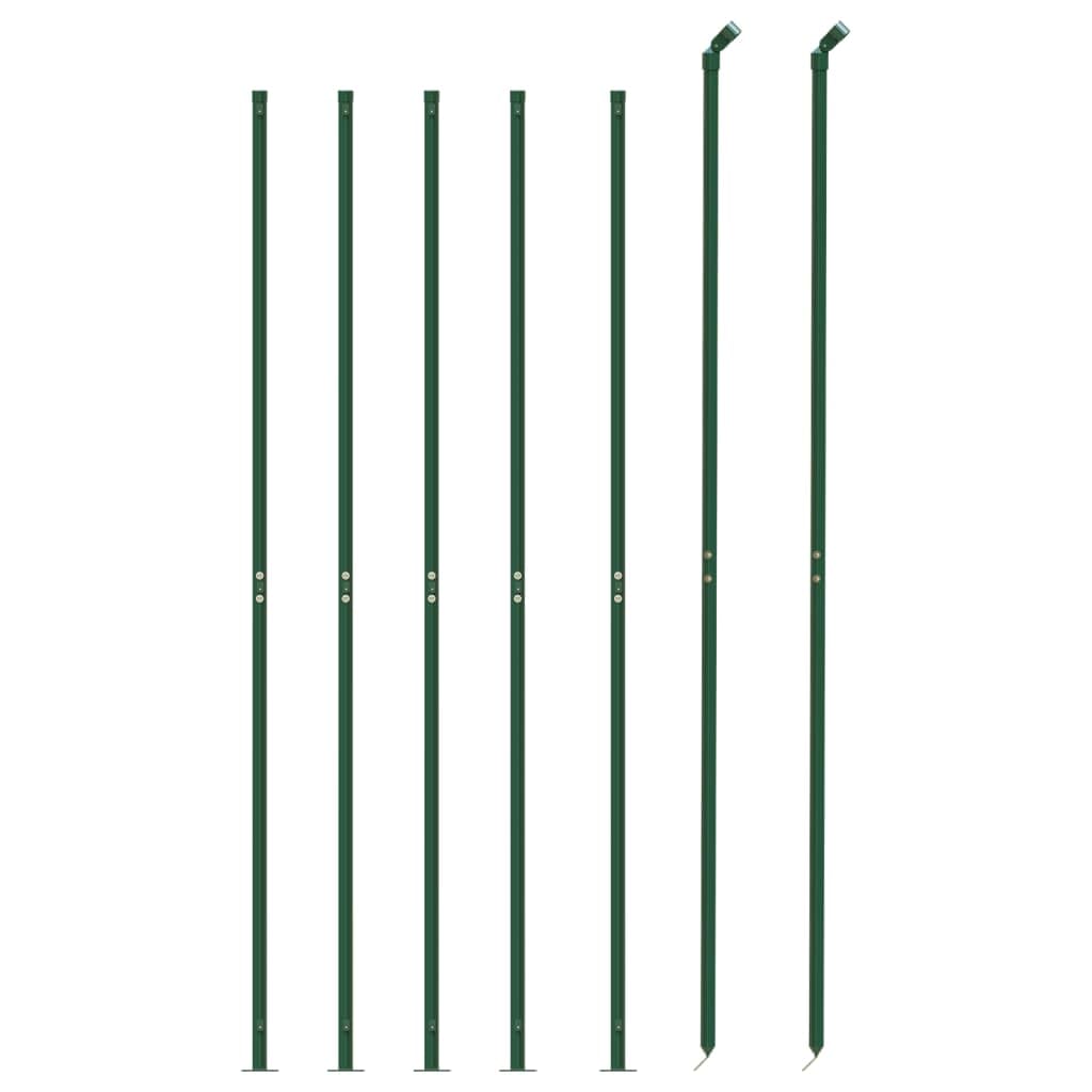 Homgoday Cerca de Alambre con Brida Verde 1,4x10 m, Valla de Malla, Tensión Cerca Alambrada, Malla Metálica para Plantas y Animales, múltiples usos Tipo 3