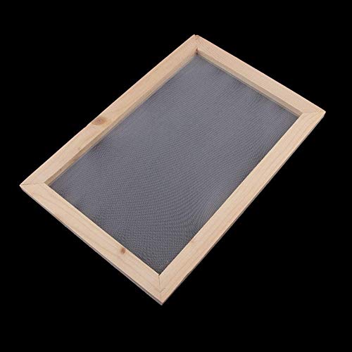 Lixindee 4 Pack Paper Making Mould And Deckle Wooden Papermaking Frame For Diy Paper Craft Tool Dried Flower Handcraft (19 X 25Cm) #TOP7