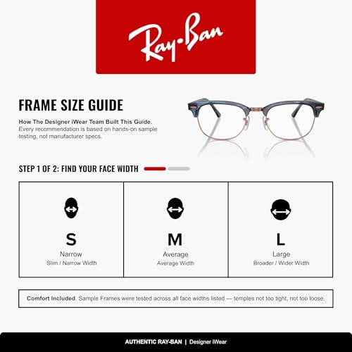 Image of Ray-Ban RX5154 Clubmaster Square Eyeglasses for Men for Women