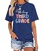 YZMI Oh Hey Third Grade Teacher Shirts First Day of School Shirts Back to School Outfits 6-Navy Blue S