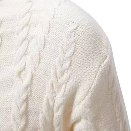 Muscularfit Mens Business Casual Sweaters Long Sleeve Plain Mock Neck Lightweight Knit Pullover Sweaters Slim Fit Knitwear4