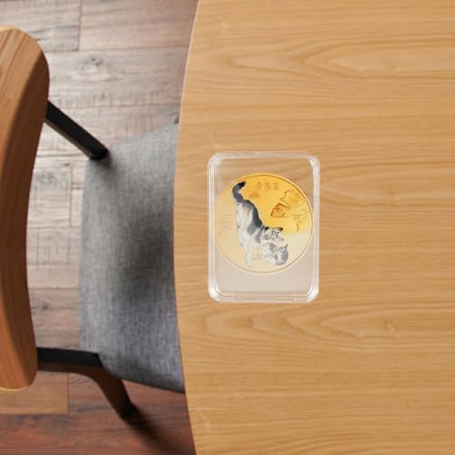 Cajas transparentes para almacenamiento de monedas, pack de 4 miniatura 4